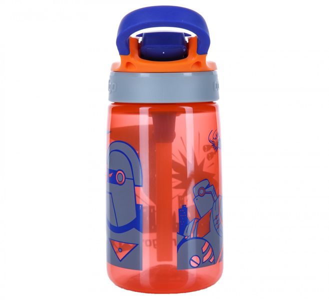 Пляшка для води дитяча Contigo Gizmo Flip 420ml Nectarine Superhero (2116115) 2116115 фото