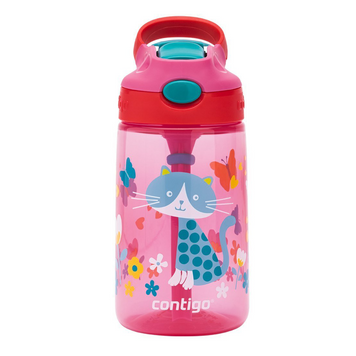 Пляшка для води дитяча Contigo Gizmo Flip 420ml Cherry Cat (2116113) 2116113 фото