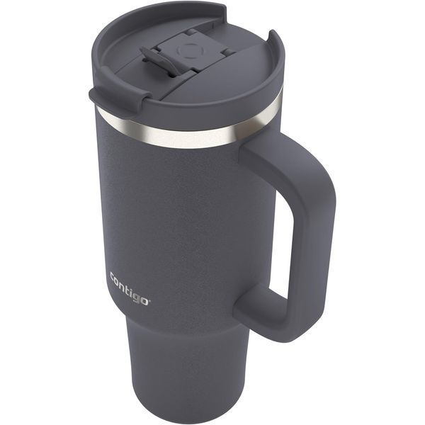Термостакан с трубочкой Contigo Tumbler Streeterville 1182 мл Darkstone (2215285) 2215285 фото