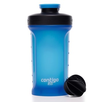 Шейкер Contigo Fit Shake & Go 2.0 591 мл Blue Poppy (2170231) 2170231 фото