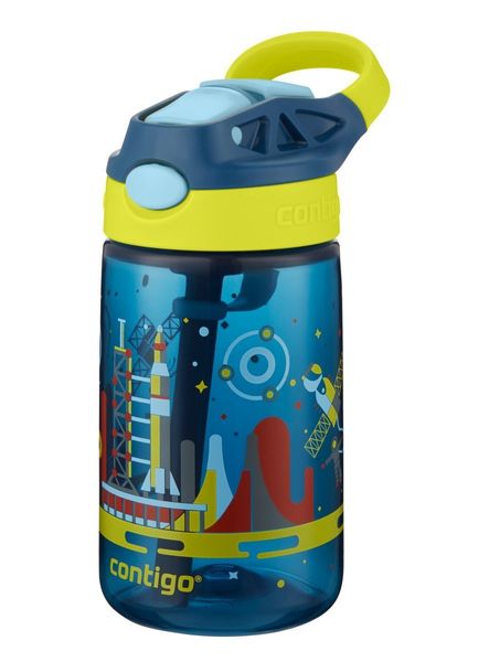 Пляшка для води дитяча Contigo Gizmo Flip 420ml Nautical Space (2116114) 2116114 фото