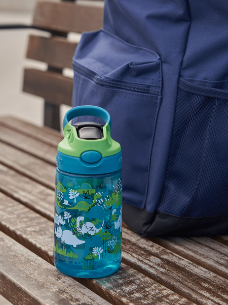 Бутылка для воды детская Contigo Gizmo Flip 420ml Dinos Juniper (2127479) 06800417 фото