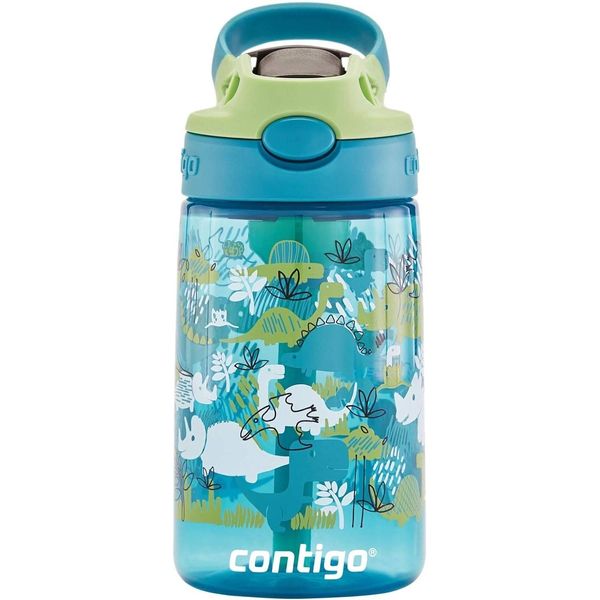 Бутылка для воды детская Contigo Gizmo Flip 420ml Dinos Juniper (2127479) 06800417 фото