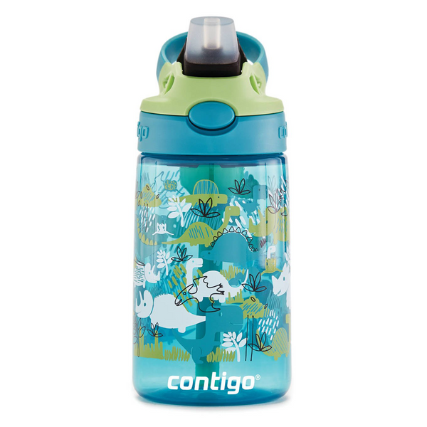 Бутылка для воды детская Contigo Gizmo Flip 420ml Dinos Juniper (2127479) 06800417 фото